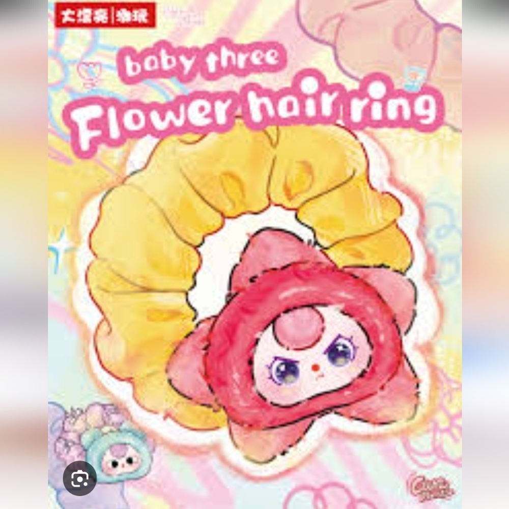 BB3 (Baby Three) Flower Hair Ring